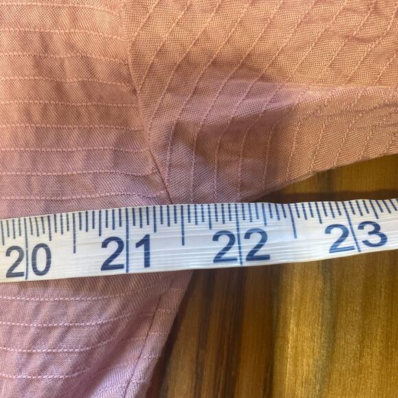 Zara Pink Lilac Oversized Knotted Back Long Sleeve Button Front Shirt Size S - Picture 10 of 11